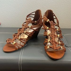 Madden Girl Brown Wedges- Women’s Size 9